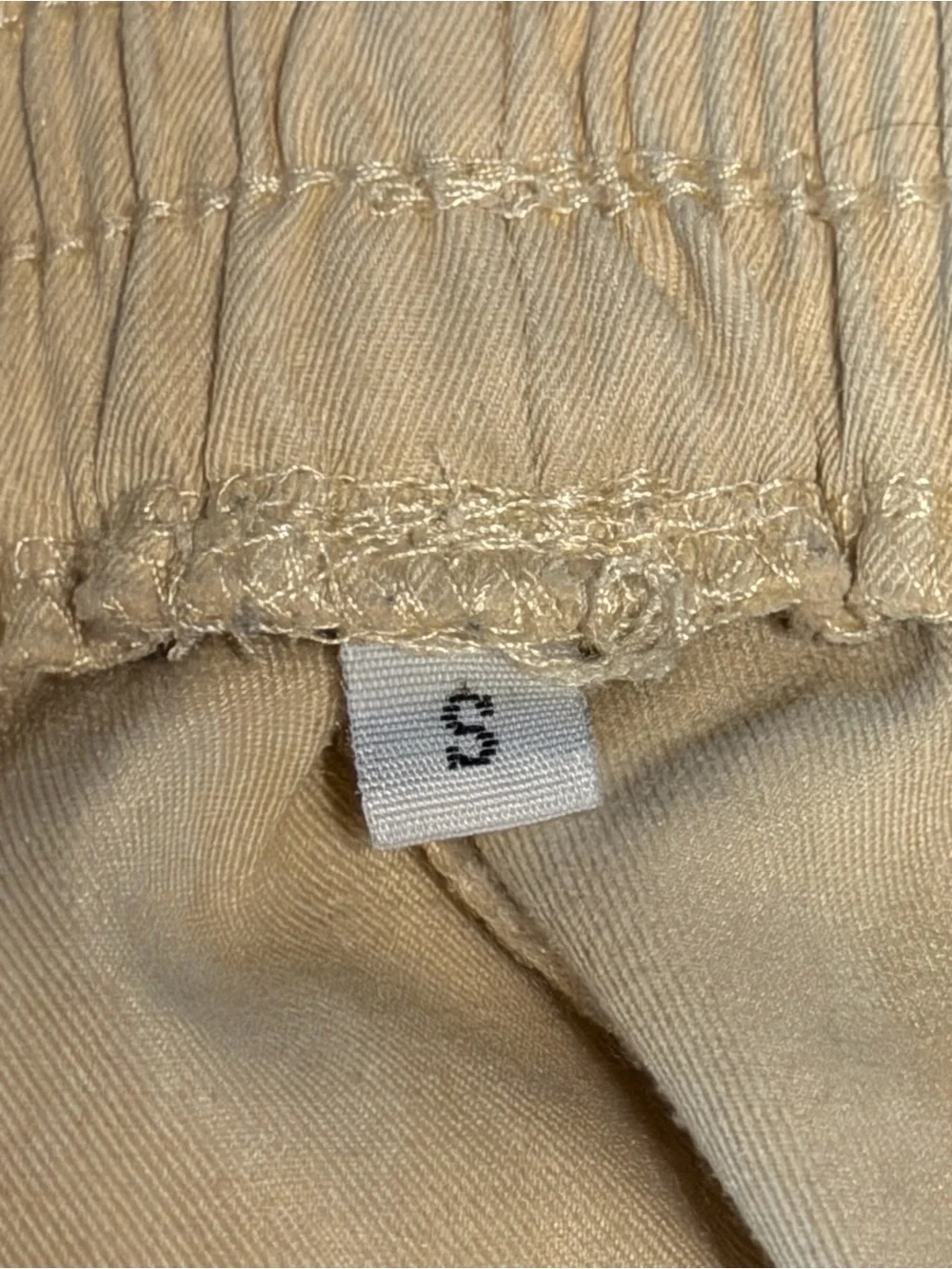 Men's Cargo Pants in Cream - Relaxed Fit